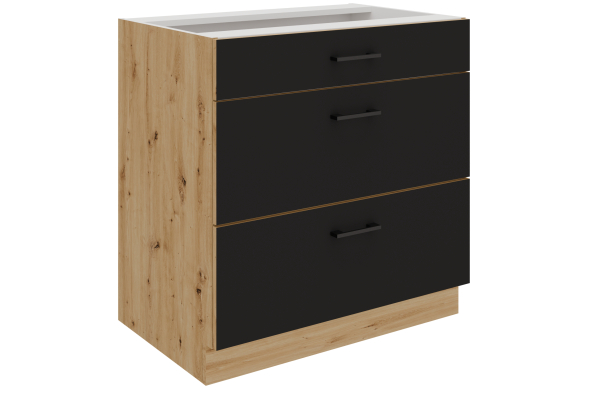 Szafka dolna 3 szuflady 80 D 3S PREMIUM BOX